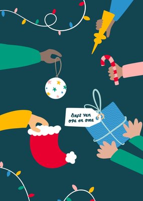 Greetz | Kerstkaart | Liefs van Opa en Oma