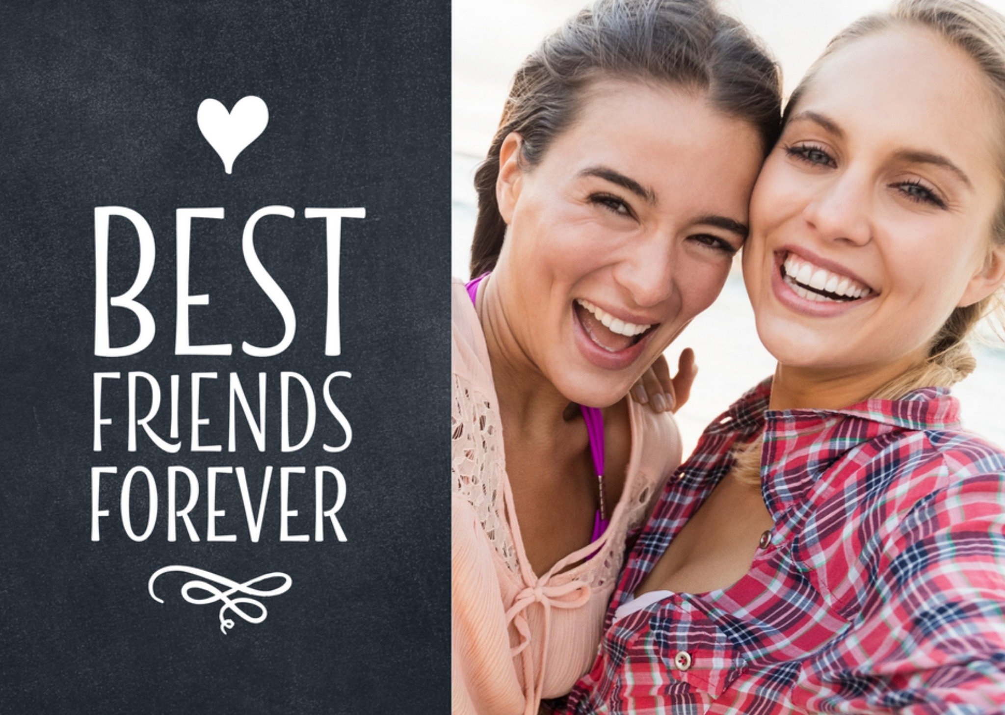 Vriendschapskaart fotokaart Kaart Luckz