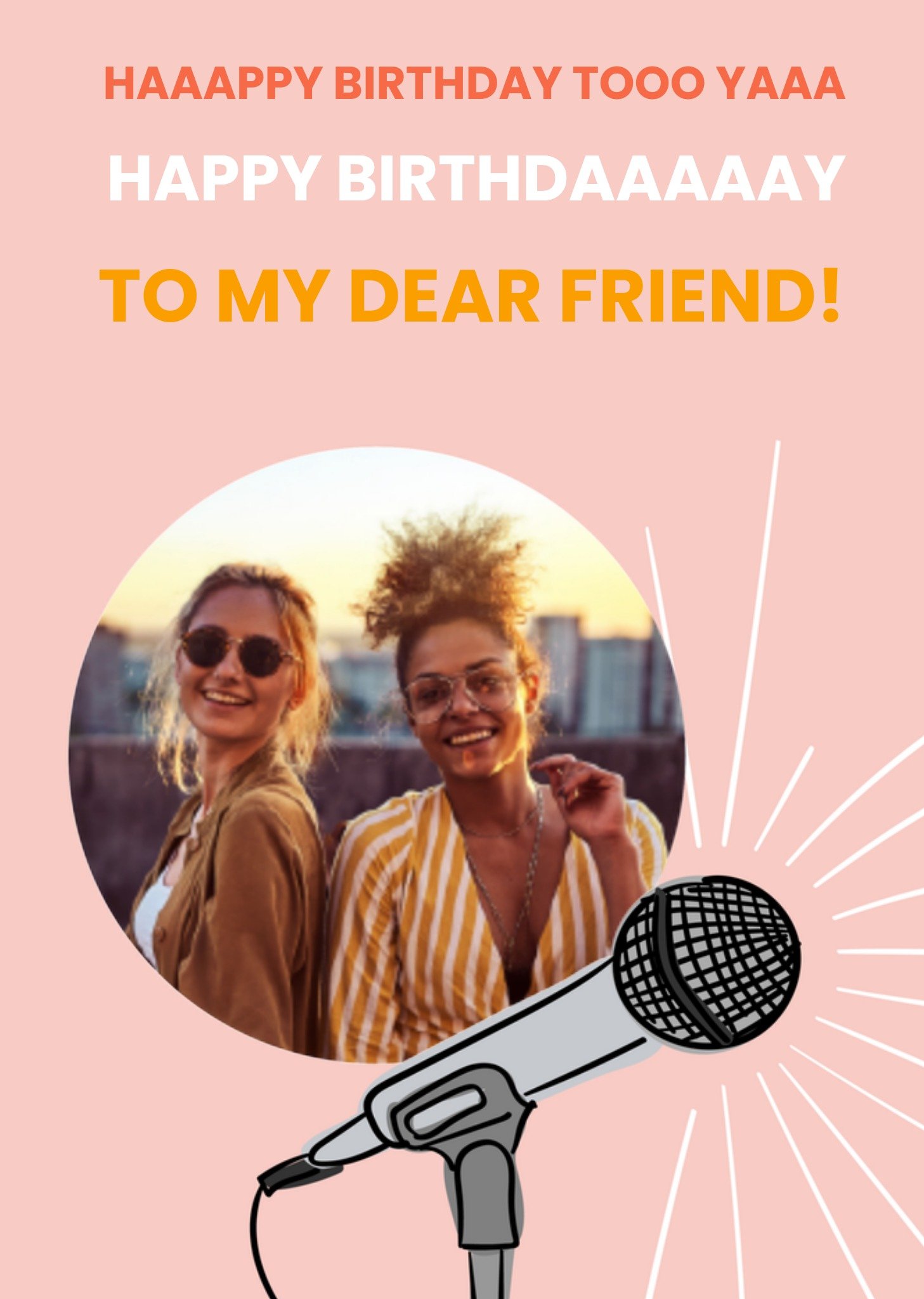 Verjaardagskaart Vriendin Foto Greetz