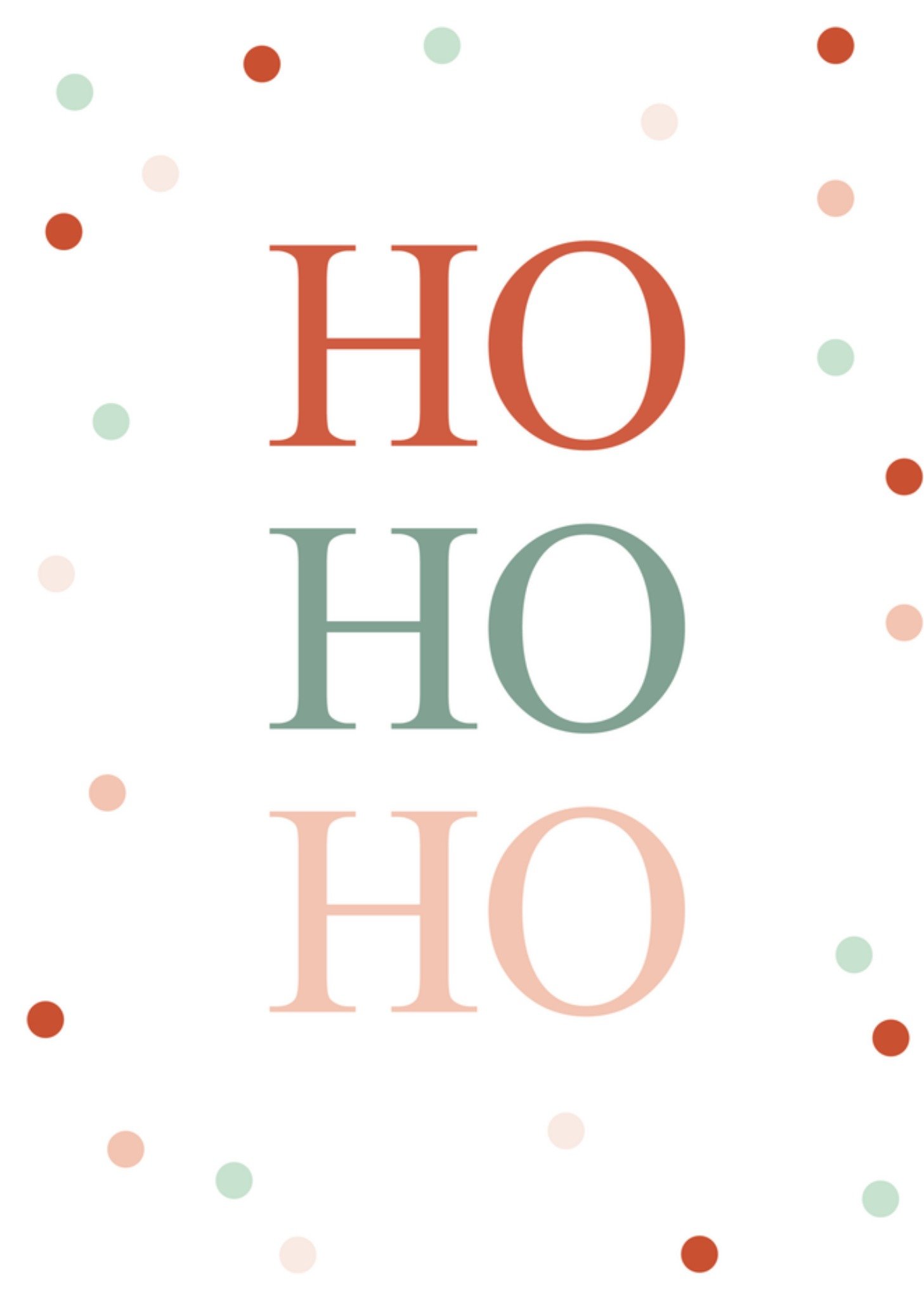 Greetz Kerstkaart ho ho ho Standard Card