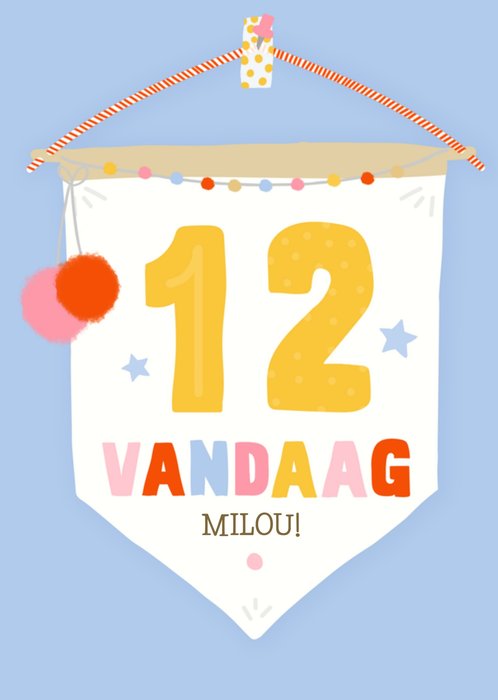 Greetz | Verjaardag | 12 | Vlag