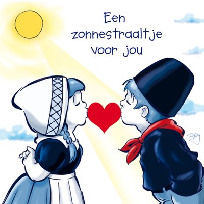 Old Dutch | Liefdes kaart | zonnestraaltjes