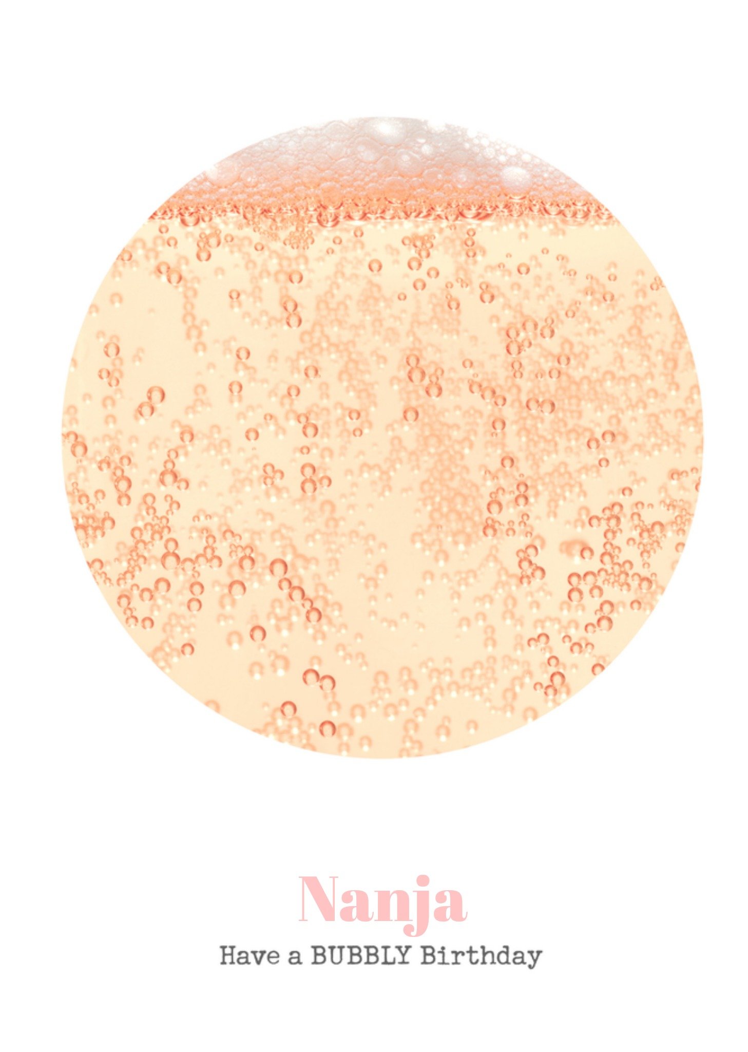 Verjaardag Drankje Naam Kaart Bright Spot