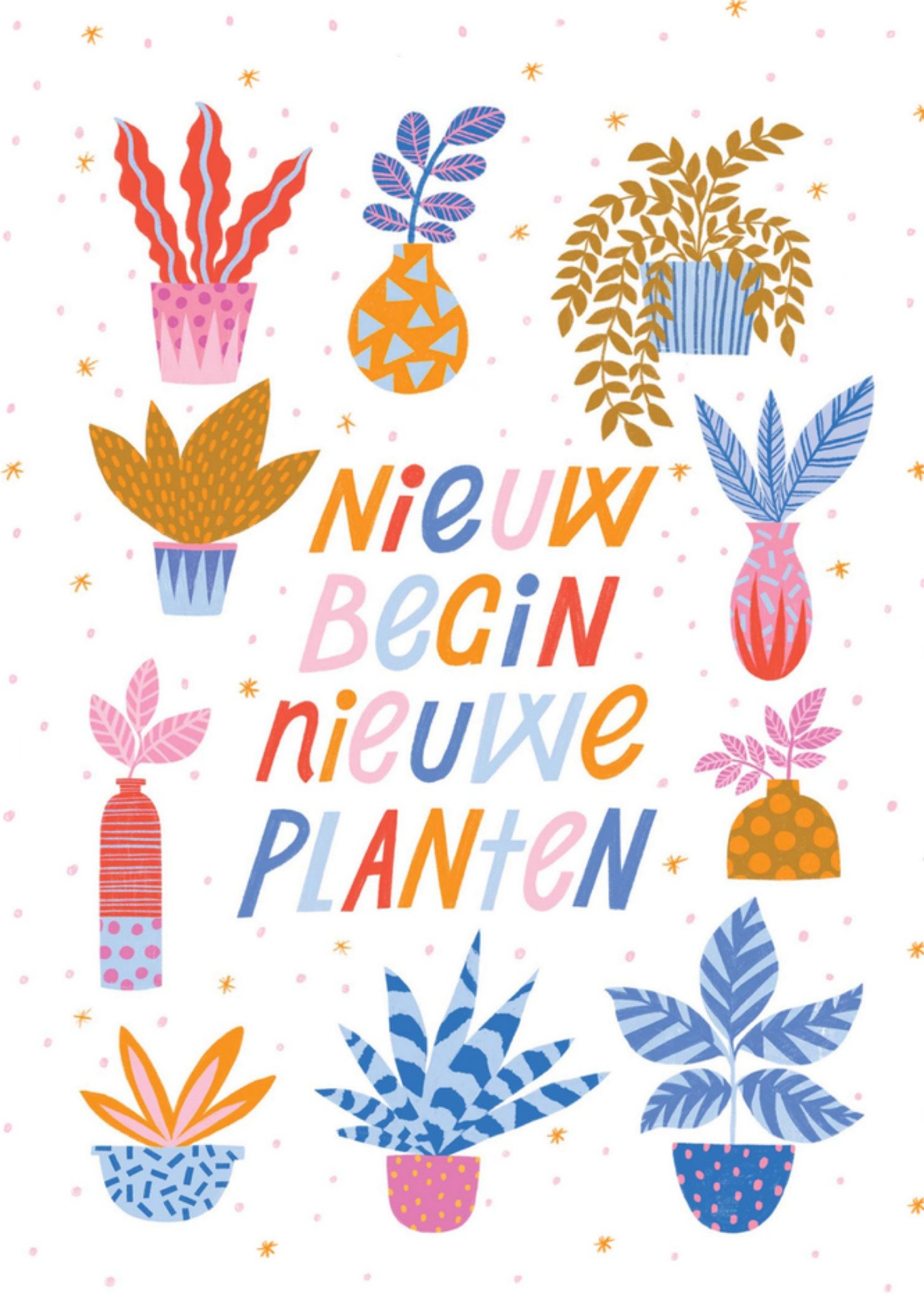 Nieuwe woning planten Kaart The Cardy Club