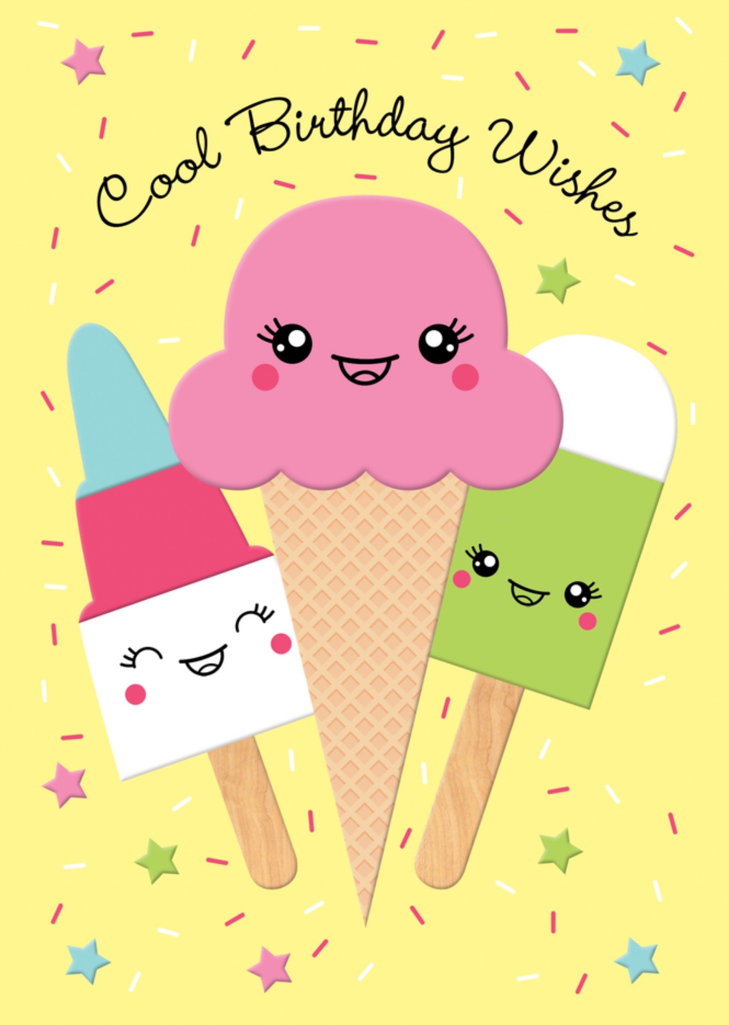 Verjaardagskaart Cool Birthday Wishes Kaart TMS