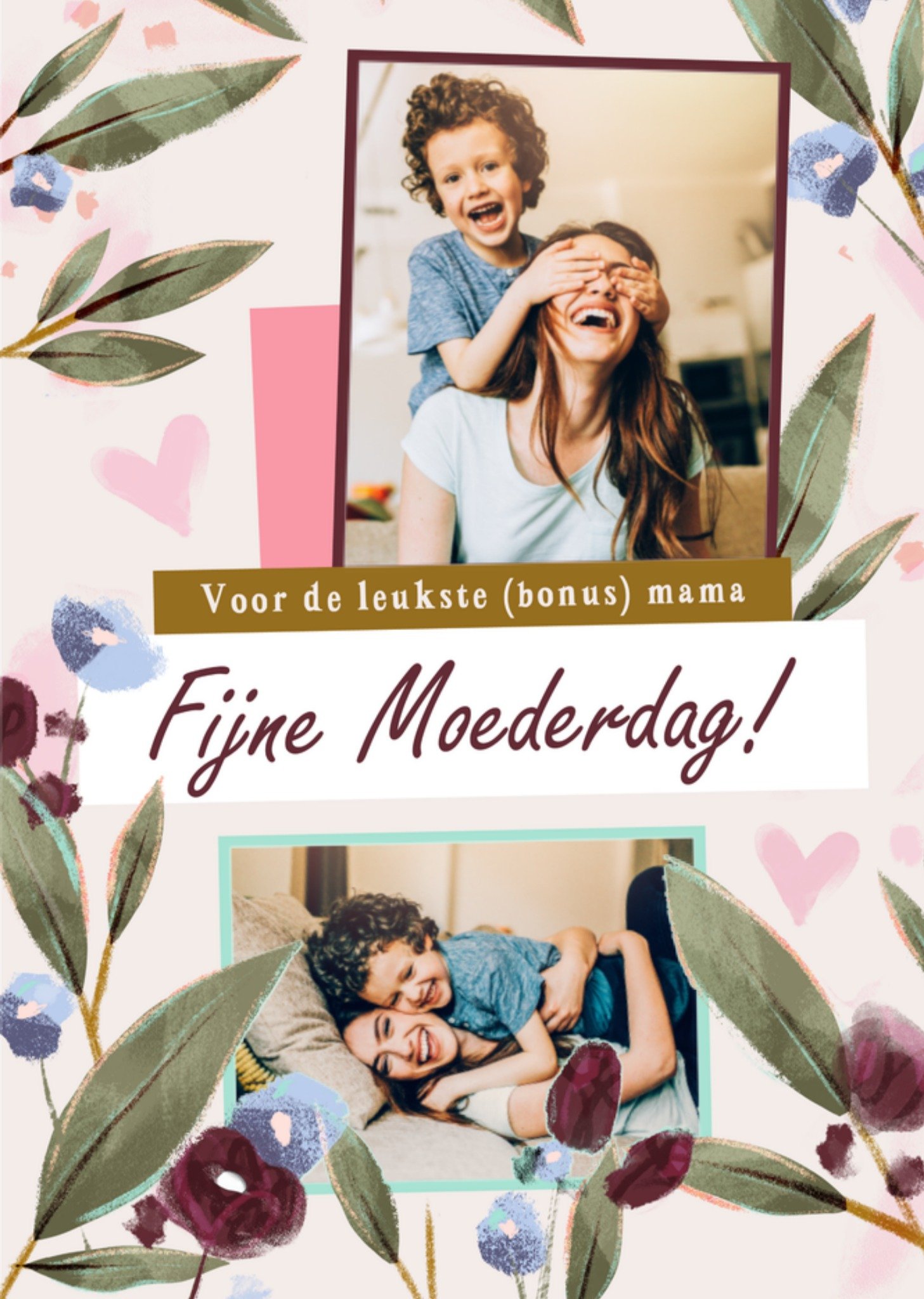 Moederdagkaart Bonusmoeder Kaart Greetz