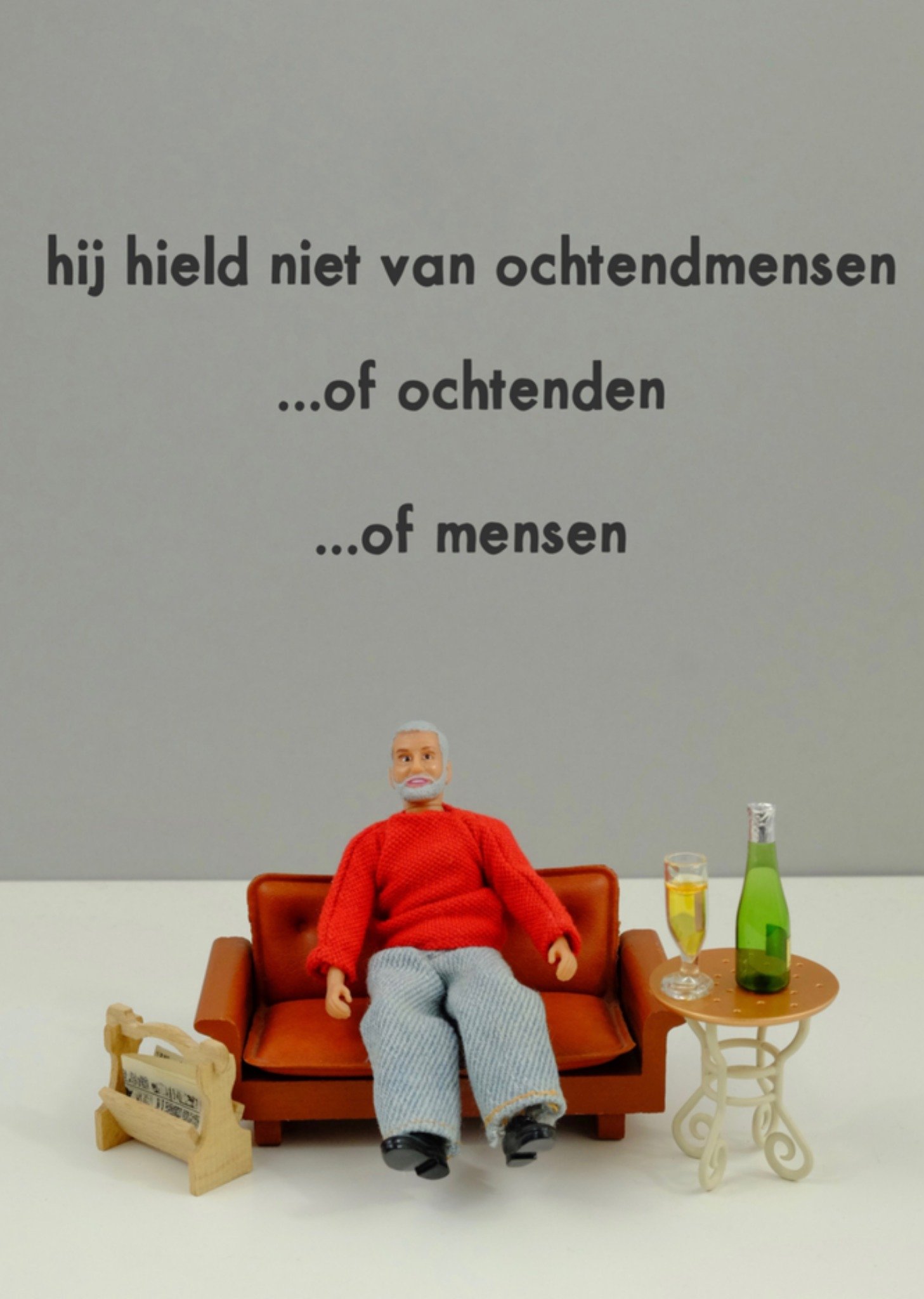 Verjaardagskaart grappig Kaart Bold and Bright