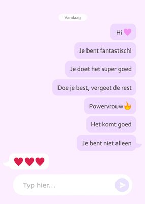 Greetz | Denken aan kaart | text message