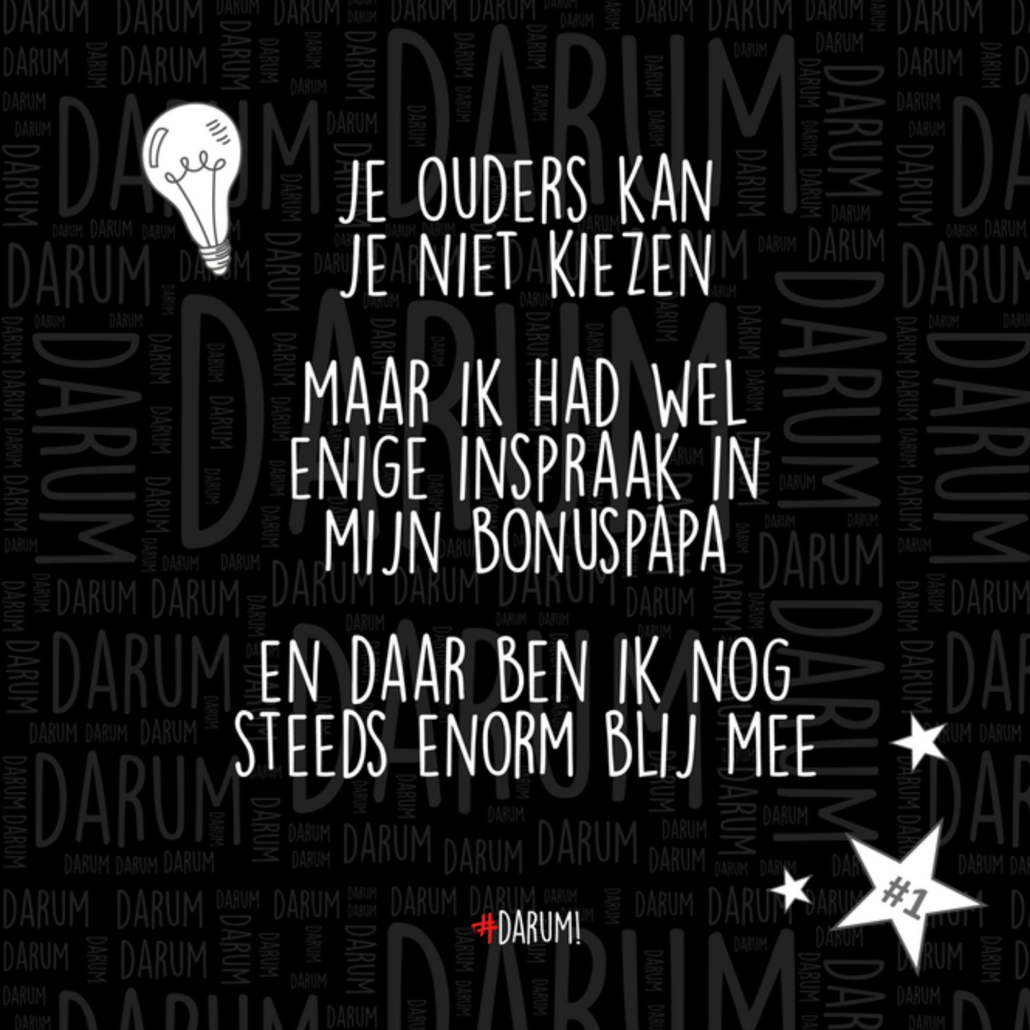 Darum Vaderdagkaart Grappige Tekst Over Bonusvader Greetz