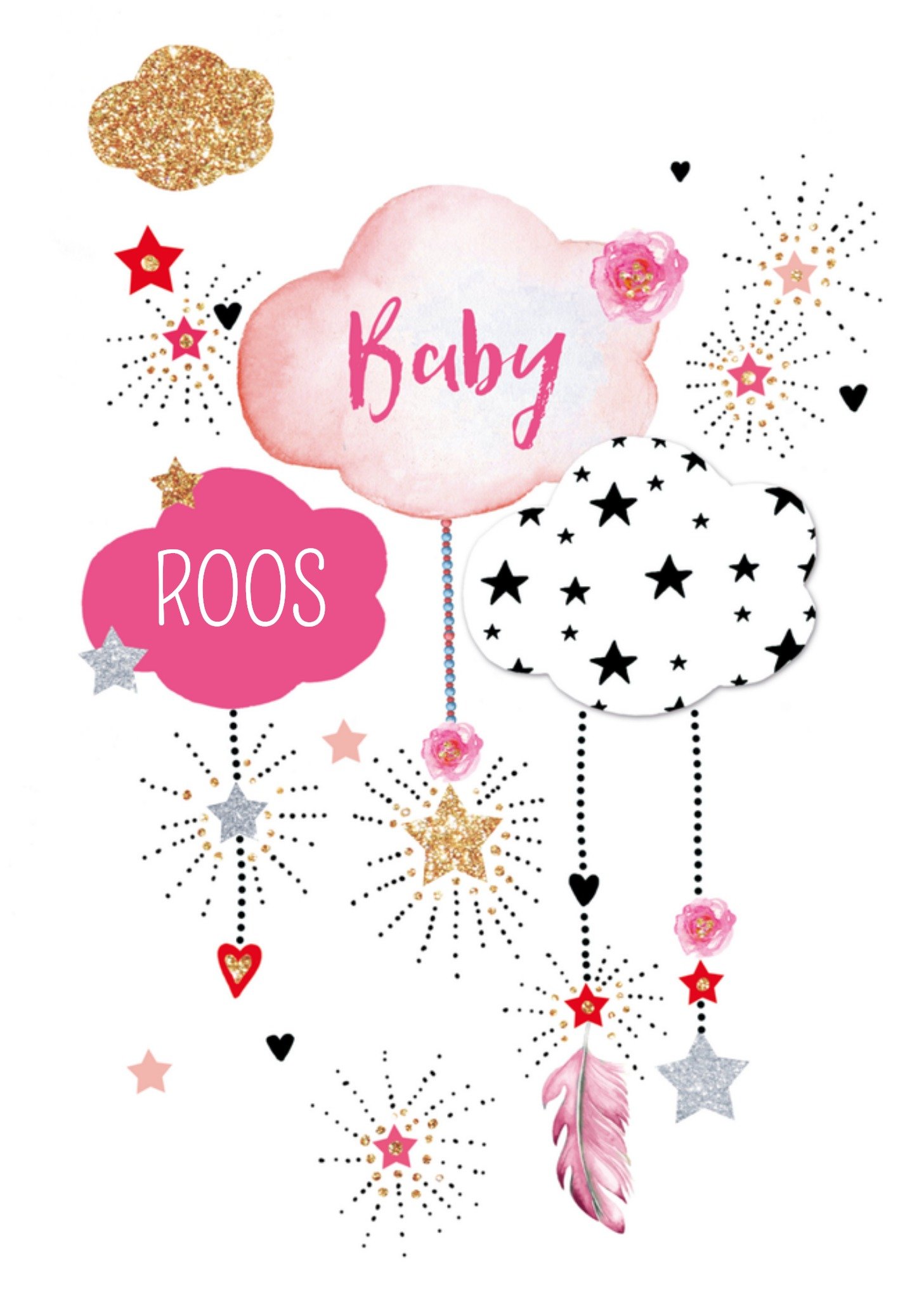 Geboortekaart Meisje Kaart TMS