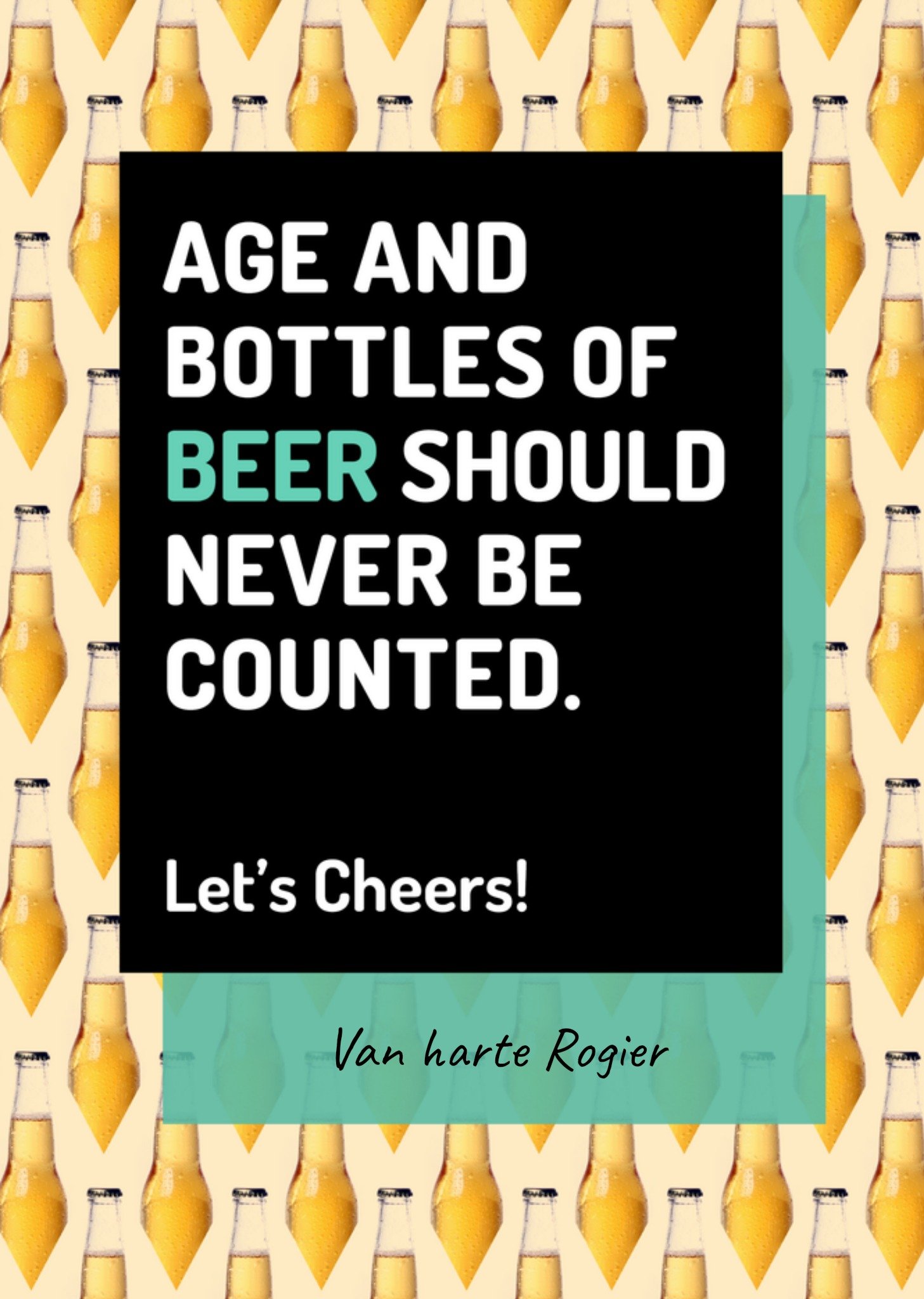 Verjaardagskaart Let