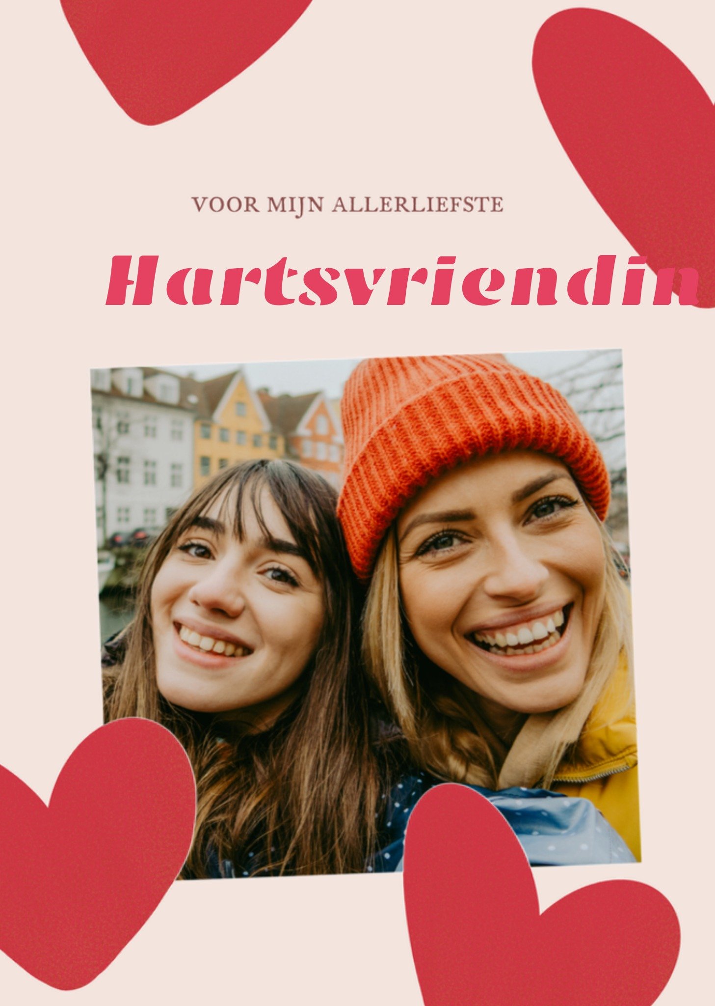 Greetz Valentijn hartsvriendin Standard Card