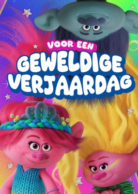 Trolls | Verjaardagskaart | Geweldige verjaardag