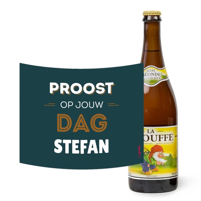 La Chouffe | 750 ml | Proost met eigen naam