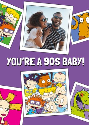 Rugrats | Verjaardagskaart | Met foto | 90's baby