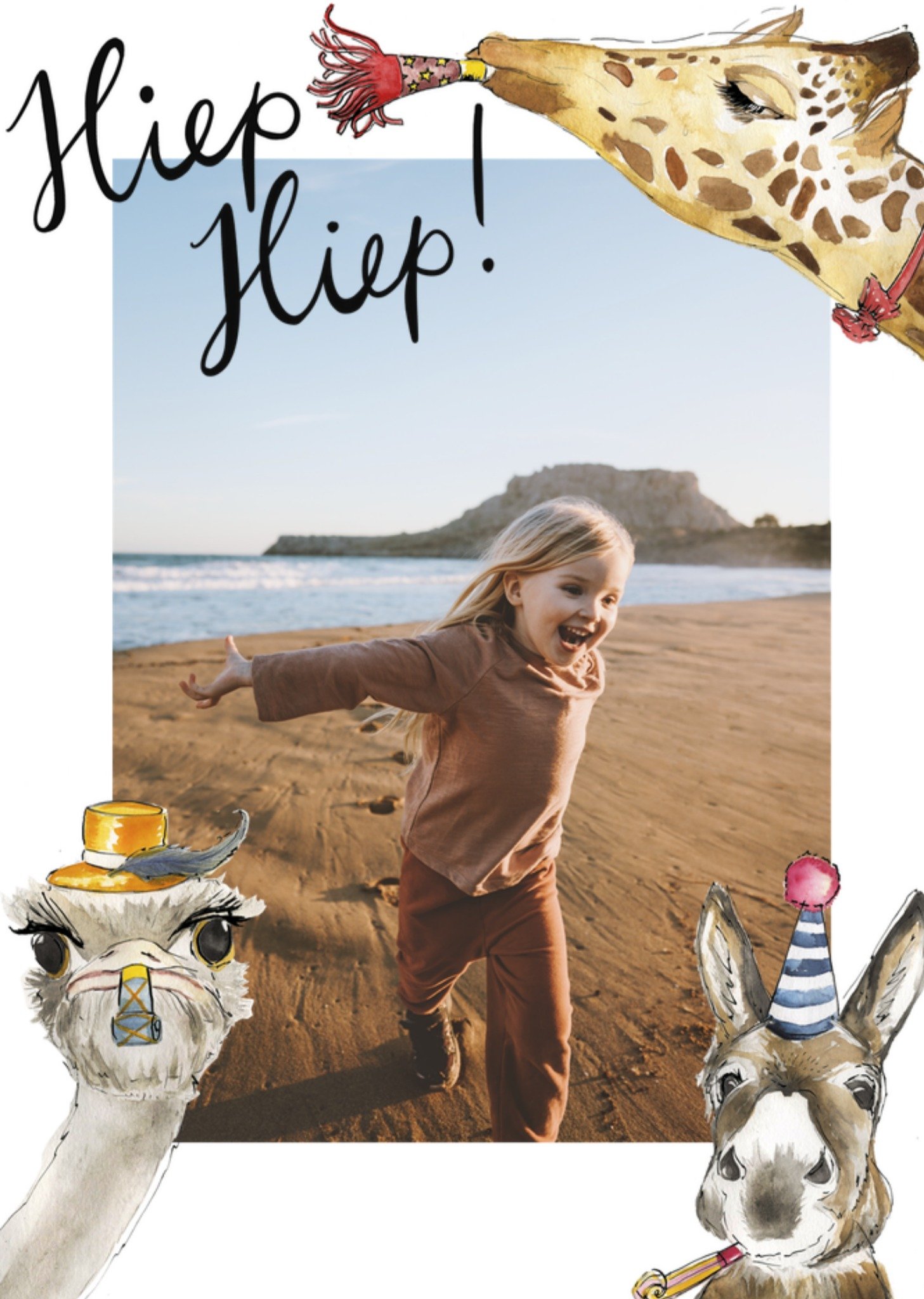 Marie Bodie Verjaardagskaart Dieren Hiep Hiep Met foto Kaart Marie Bodié