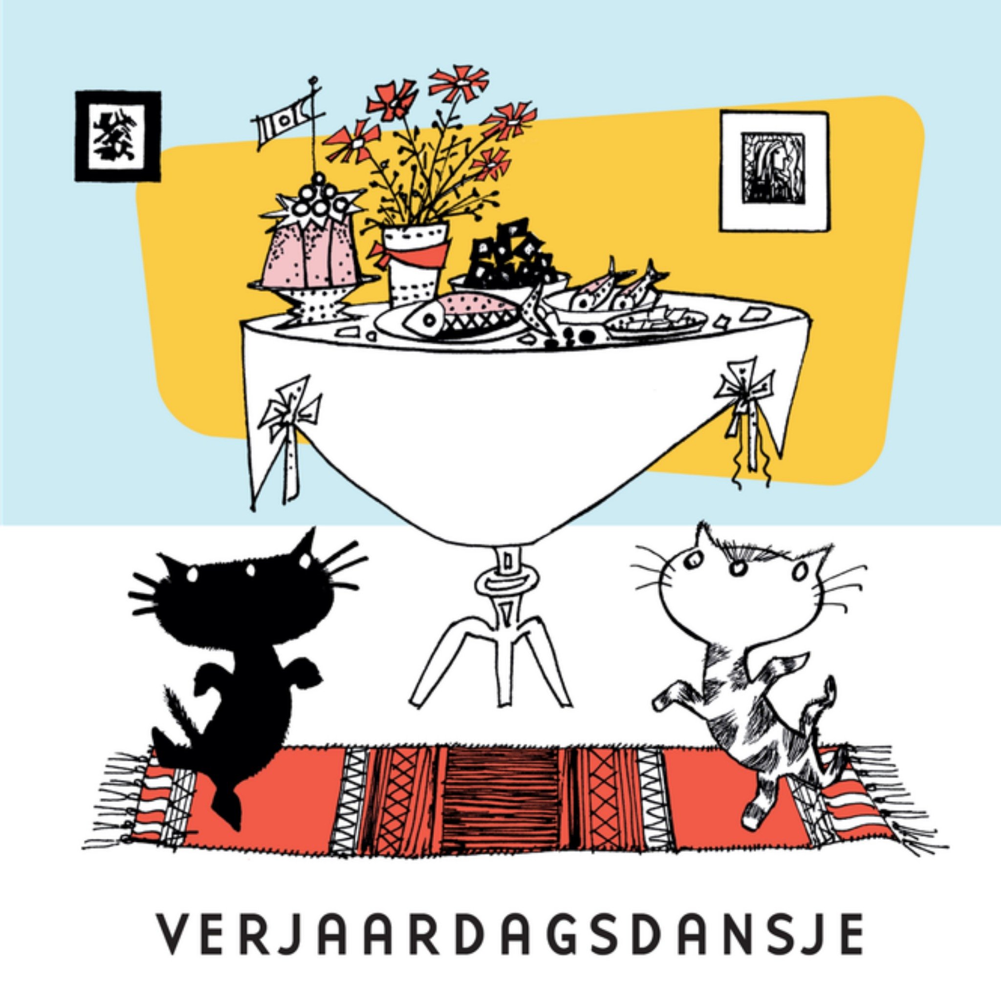 Verjaardagskaart Pim en Pom Vierkante Kaart Fiep Westendorp