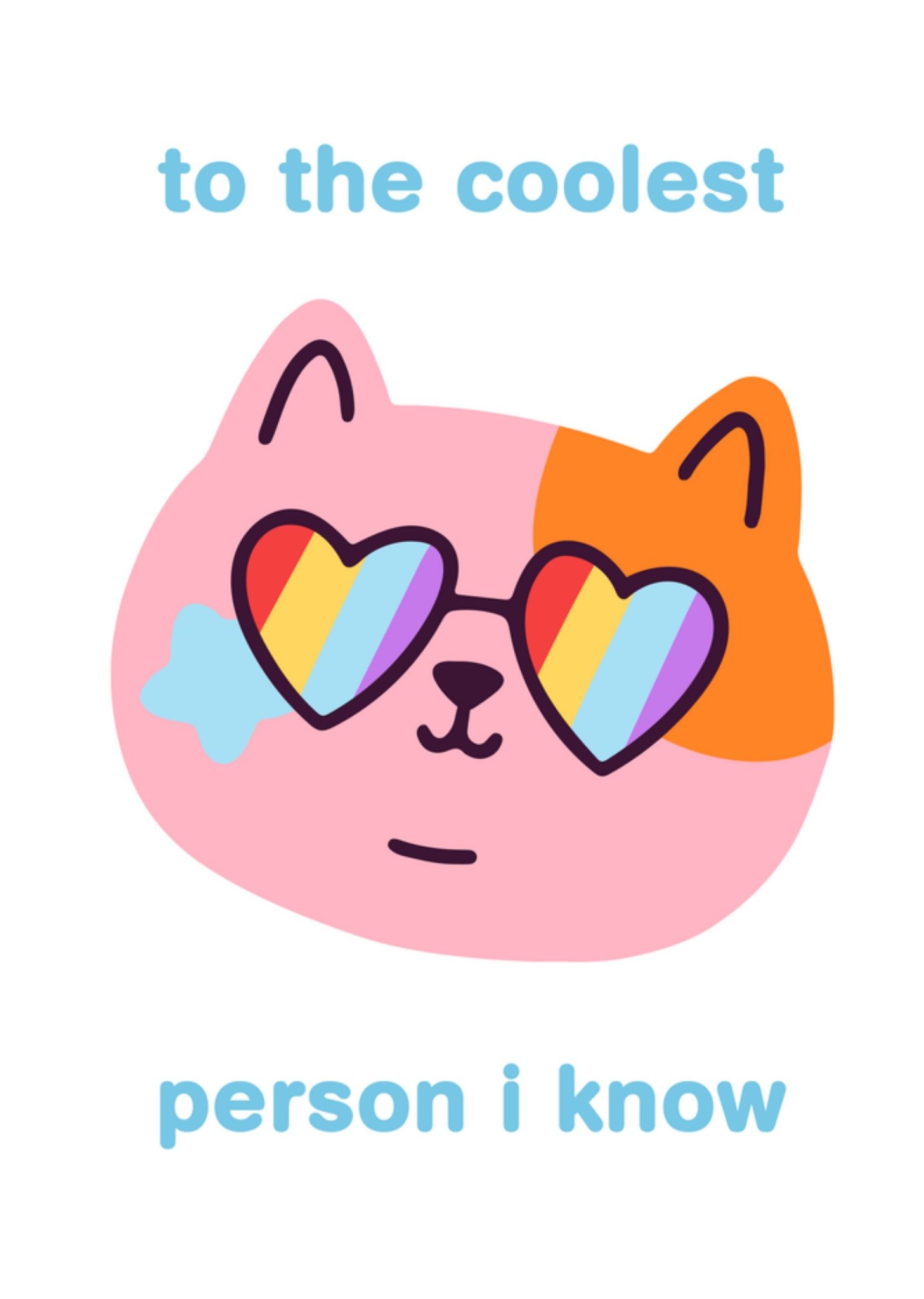 Verjaardagskaart To the coolest person I know Kaart Ohh Deer