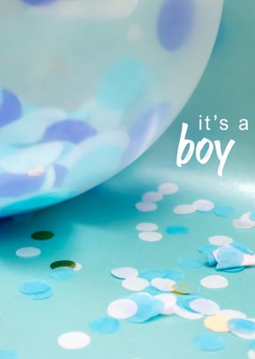Photoflash | Geboortekaart | it's a boy