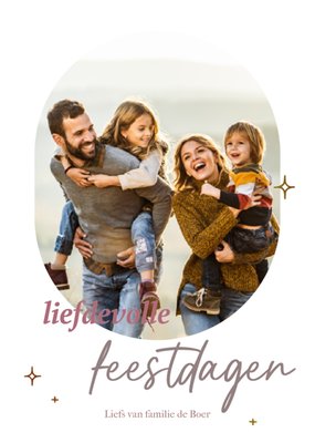 Greetz | Kerstkaart | Van de familie | Liefdevolle feestdagen