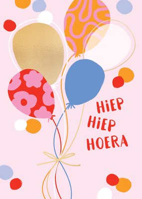 TMS | Verjaardagskaart | Hiep Hiep Hoera