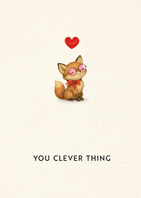 You Clever Thing Gefeliciteerd Vos Succeskaart