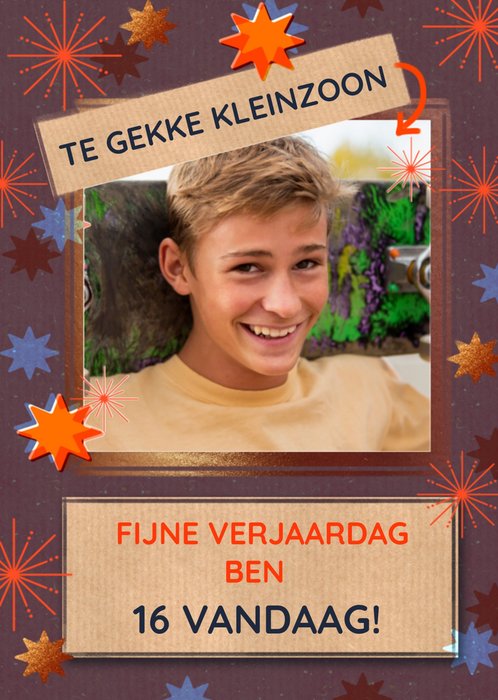 Greetz | Verjaardagskaart | Te gekke kleinzoon