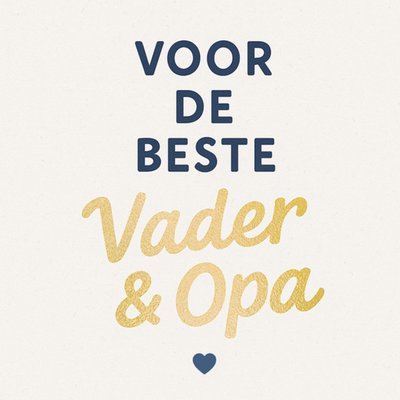 Greetz | Vaderdagkaart | Voor de beste vader & opa