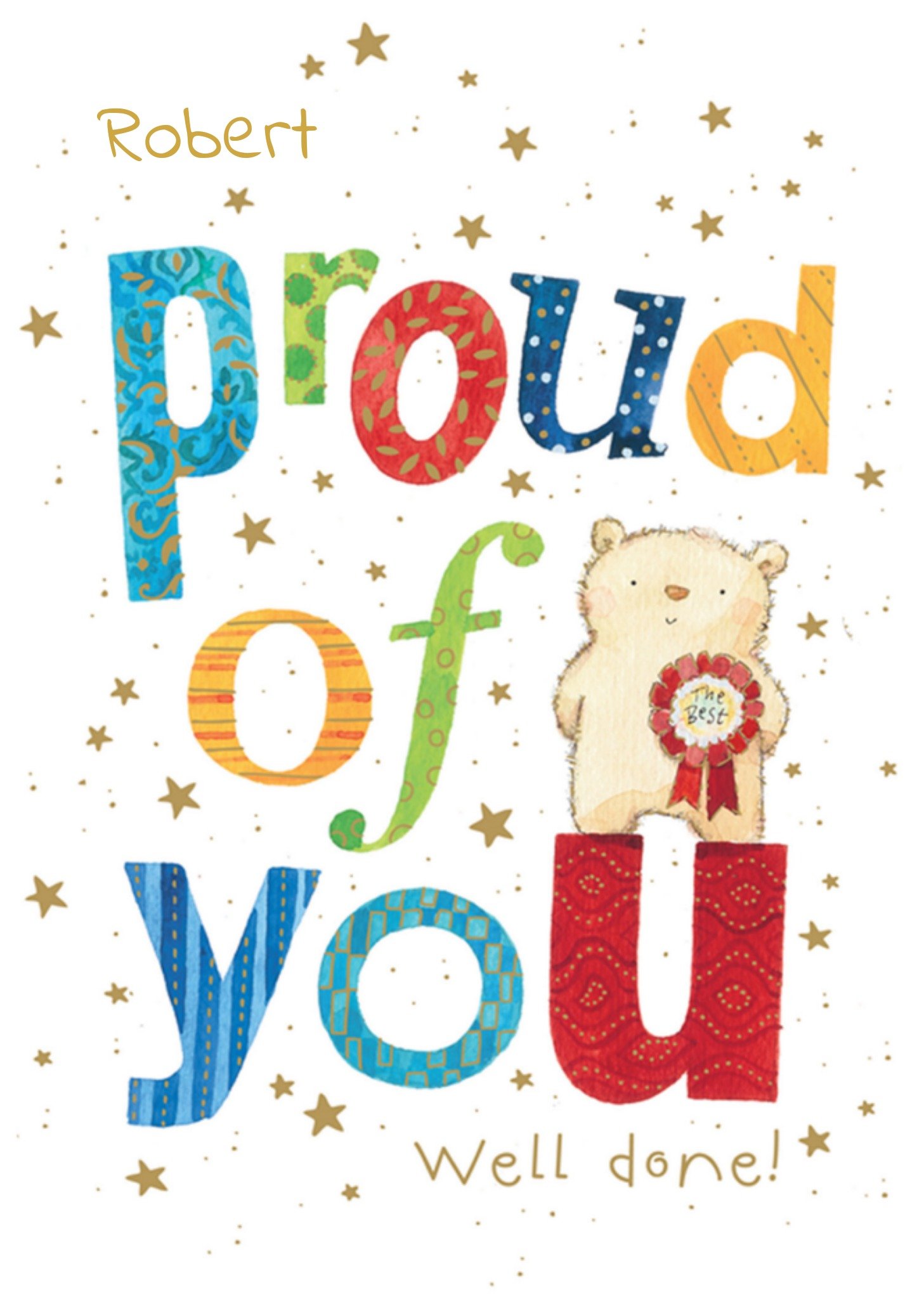 Complimentenkaart met naam Kaart Ling Design