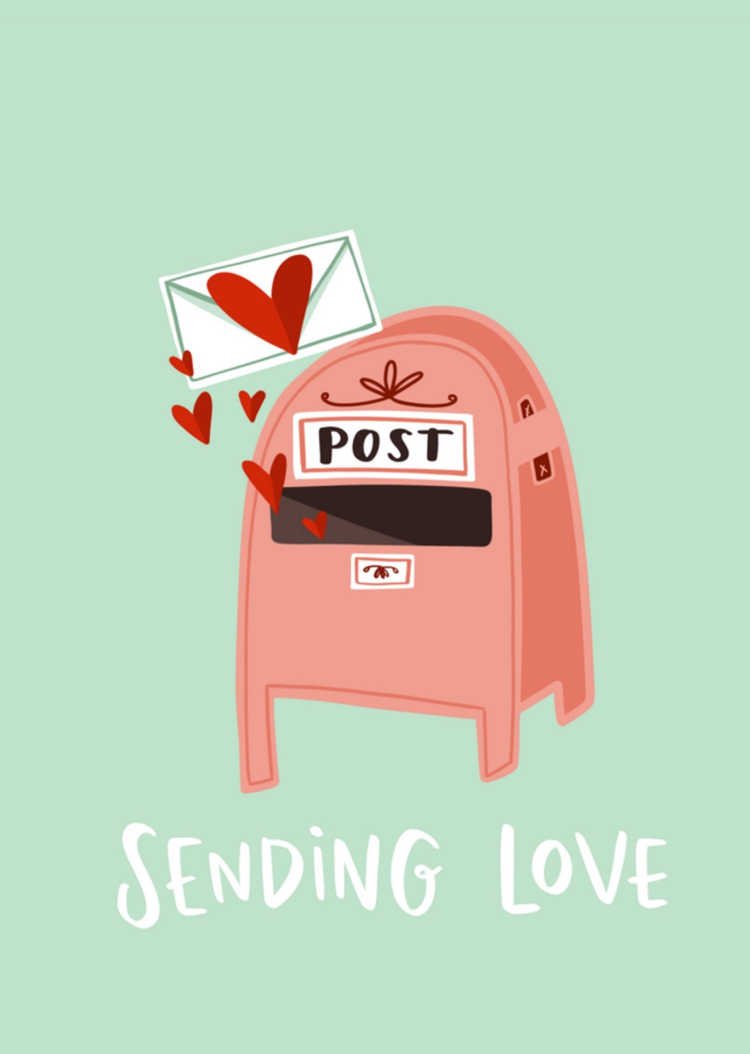 Denken aan kaart illustratie Kaart Lucy Maggie