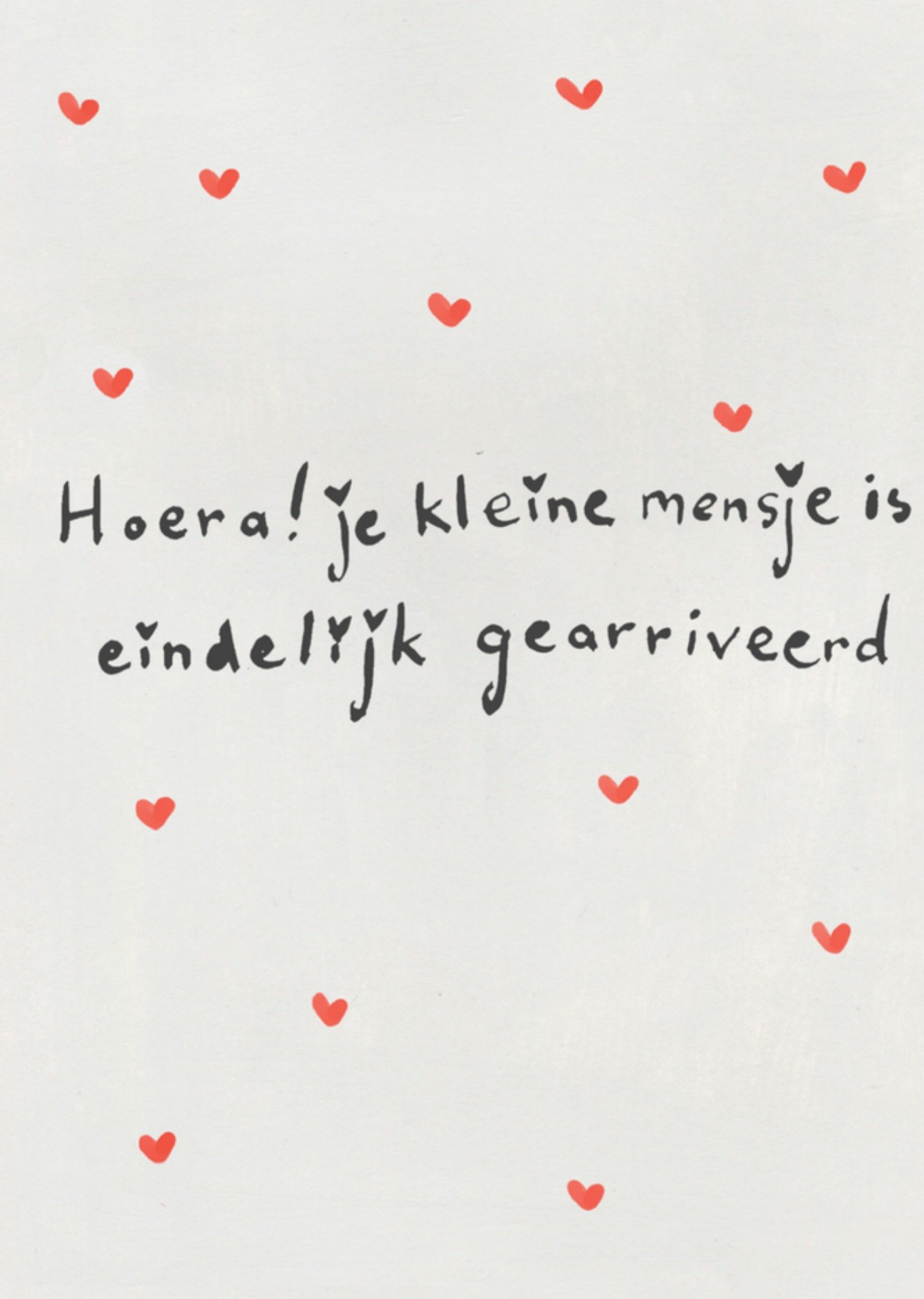 Sooshichacha Geboortekaart klein mensje Kaart Sooshichacha Limited