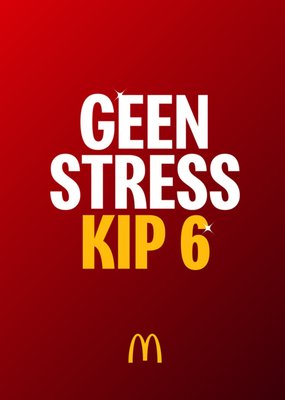 McDonalds | Partnership | Zomaar kaart | Geen stress kip 6
