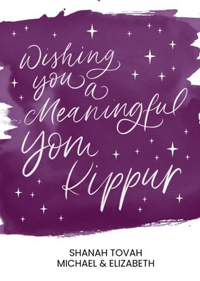 Letters by Julia | Jom Kippur | met naam