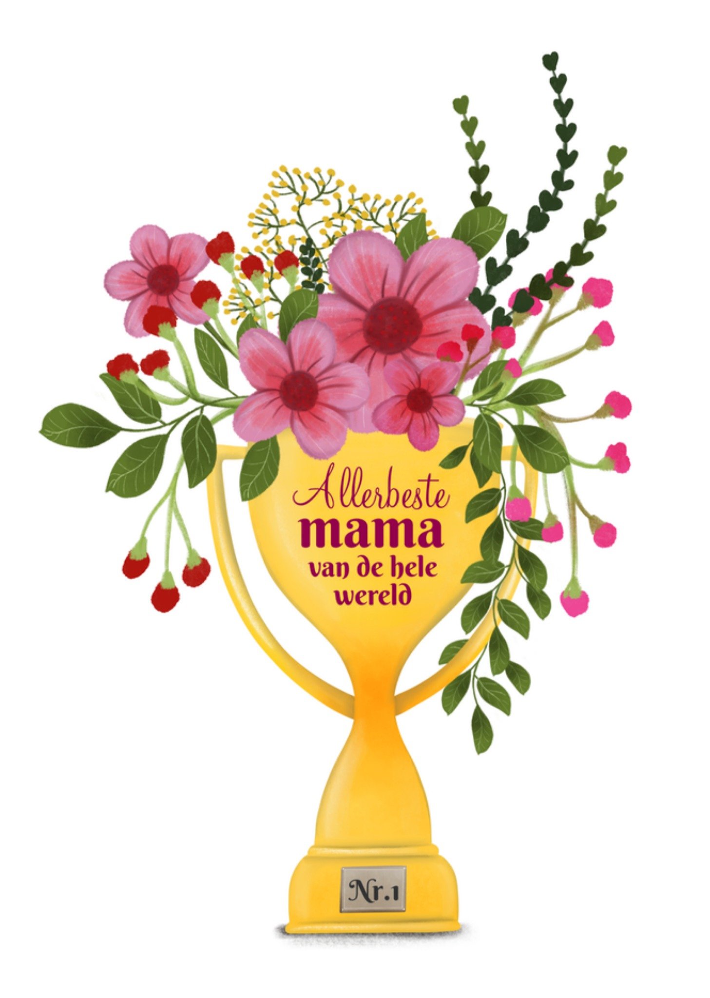 Moederdagkaart Allerbeste Mama Greetz