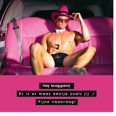 Er Is Er Maar Eentje Zoals Jij Grappige Foto Man Vaderdag Kaart