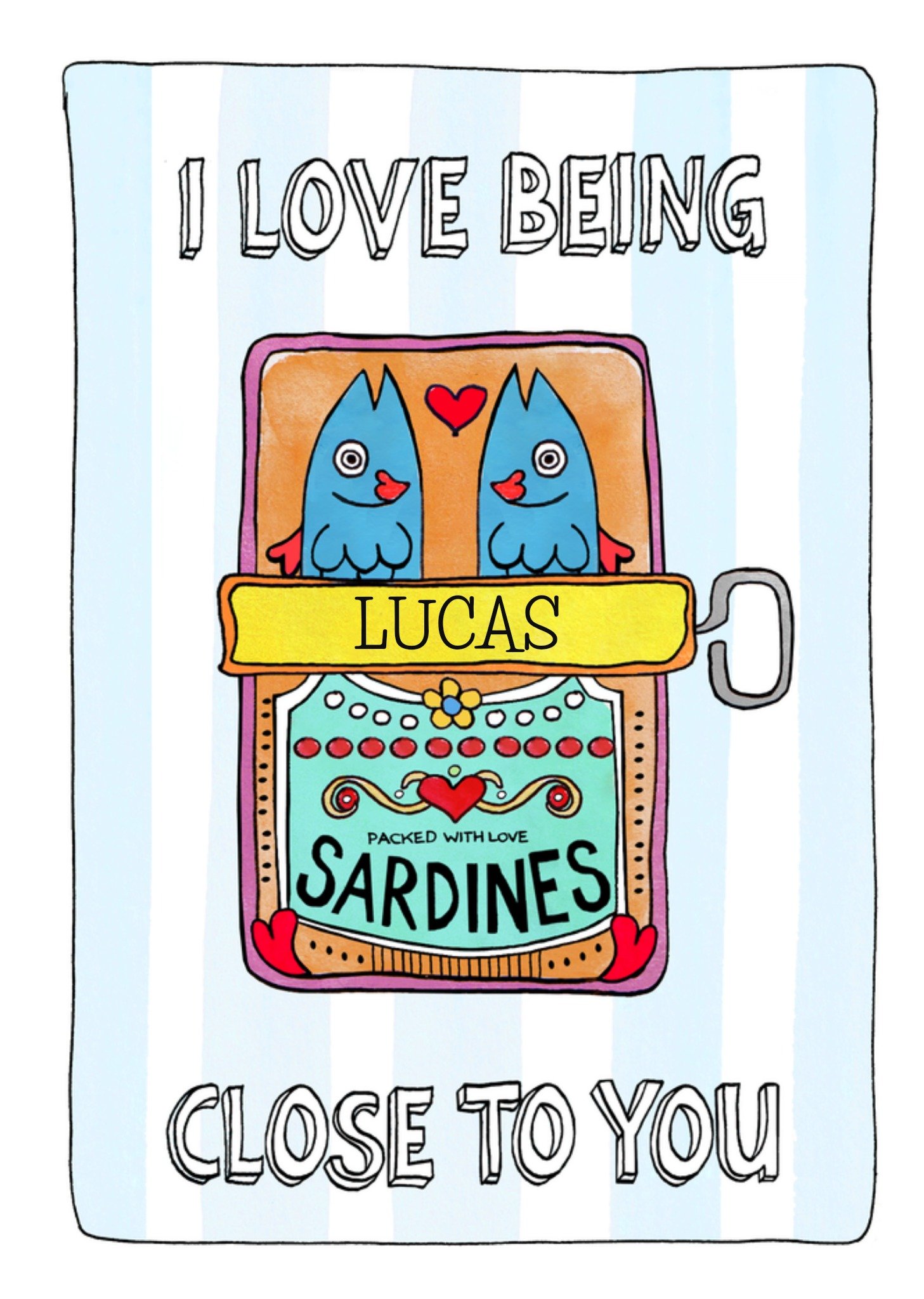 Sandysign Valentijnskaart I love being close to you Kaart Greetz