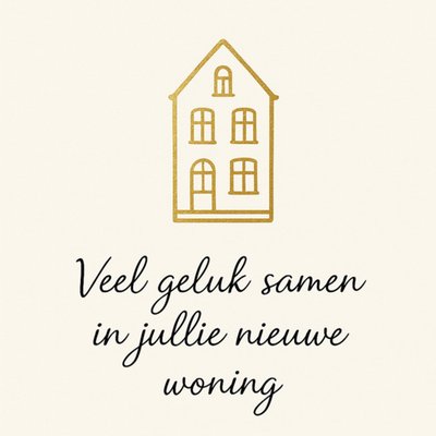 Greetz | Nieuwe woning kaart | Veel geluk samen