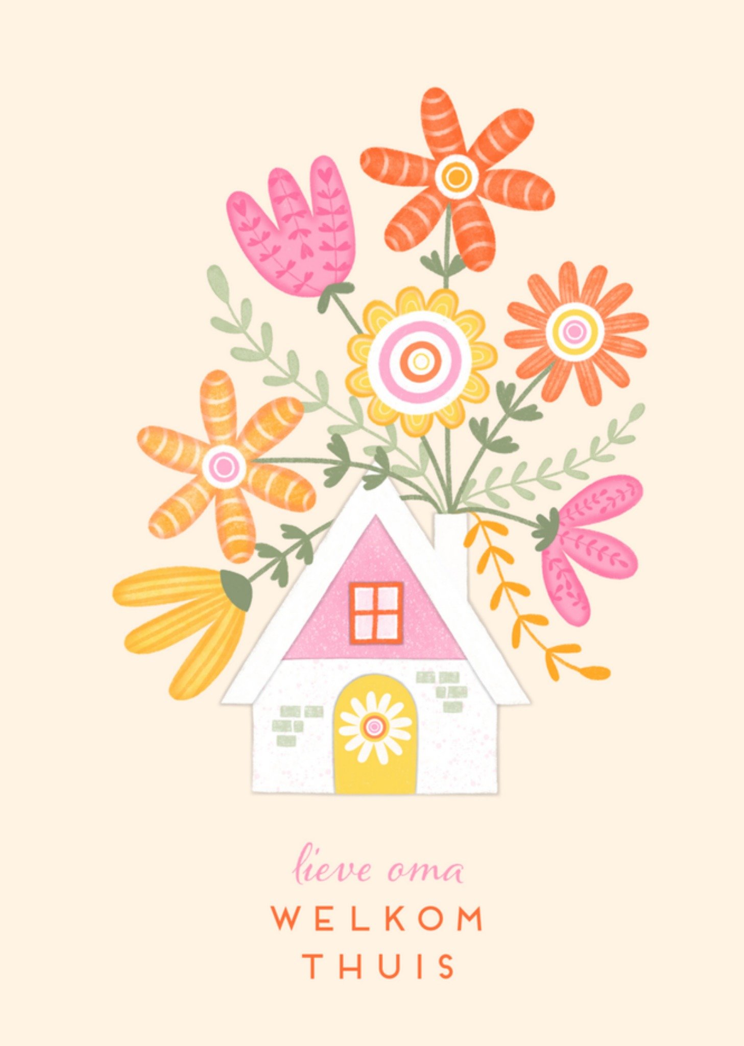 Beterschapskaart welkom thuis Kaart Marieke Witke