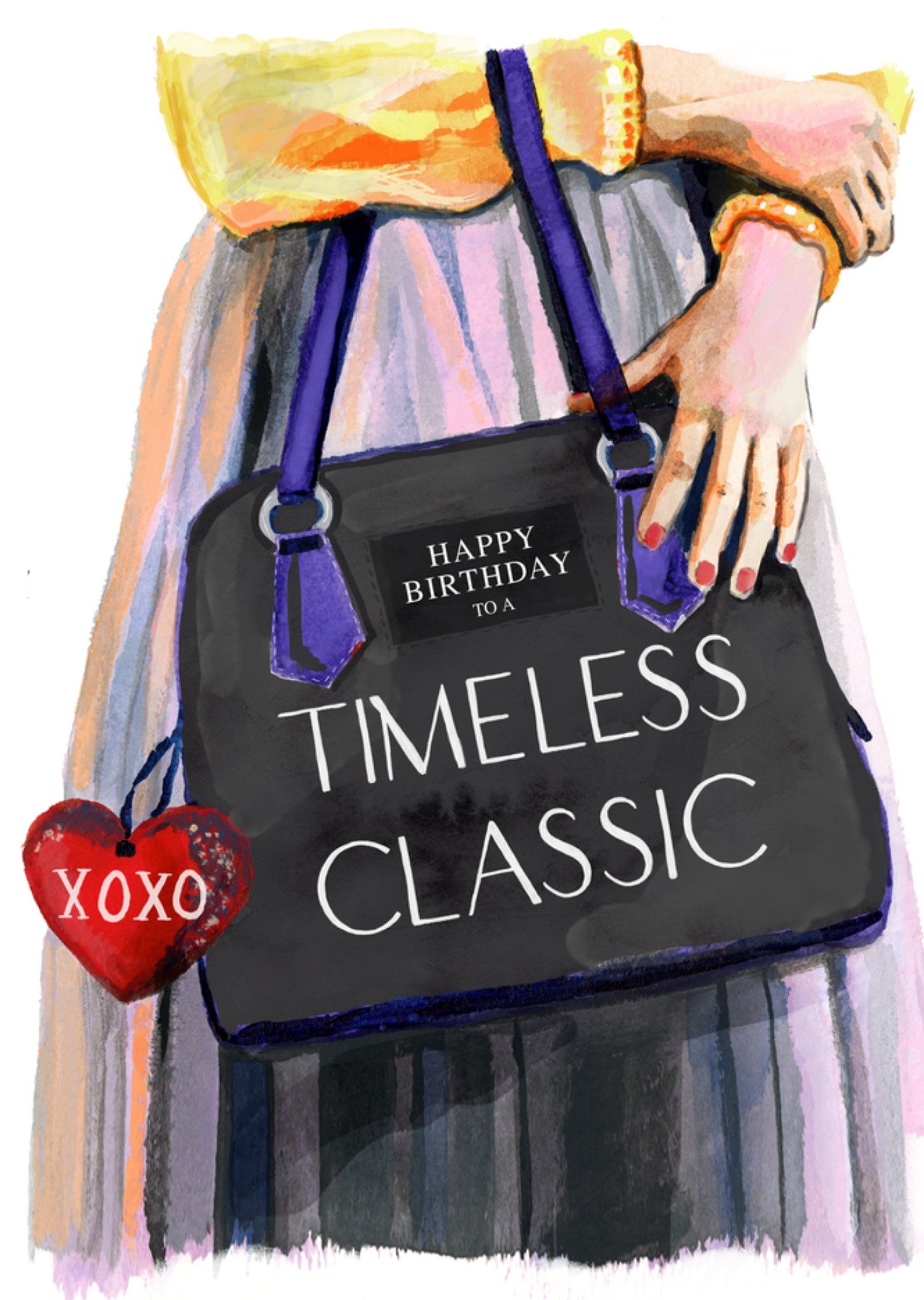 Verjaardagskaart 50 Kaart Drunk Girl Designs