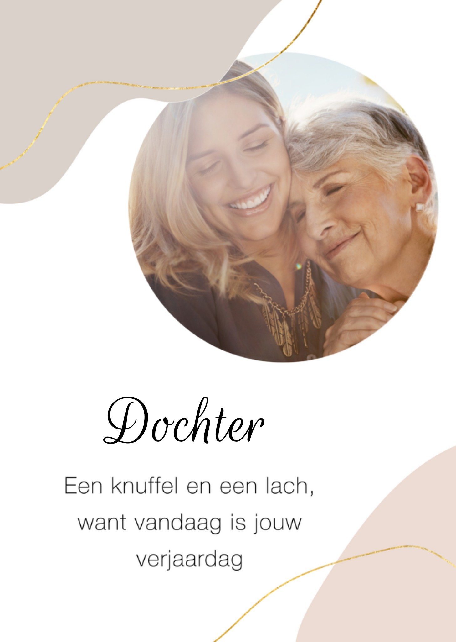 Verjaardagskaart Een knuffel Kaart Greetz