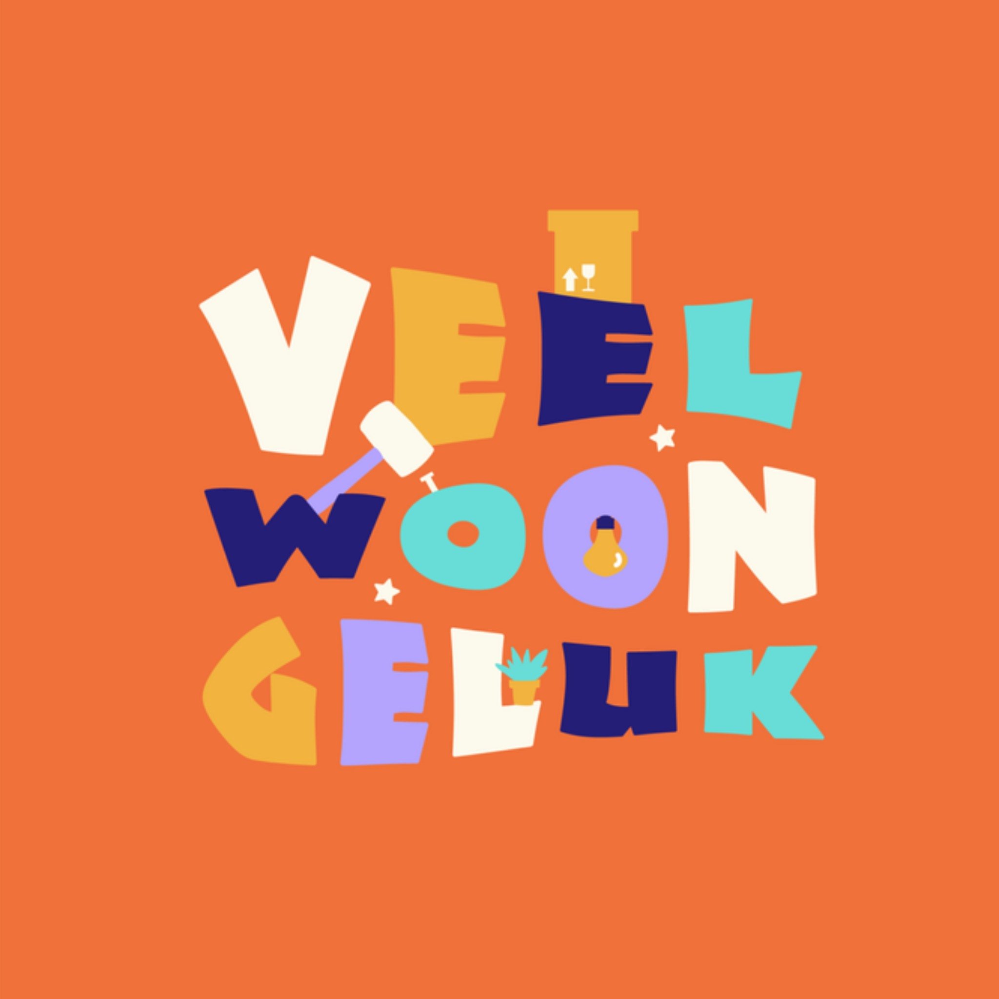 Greetz Nieuwe woning kaart veel woongeluk Vierkant