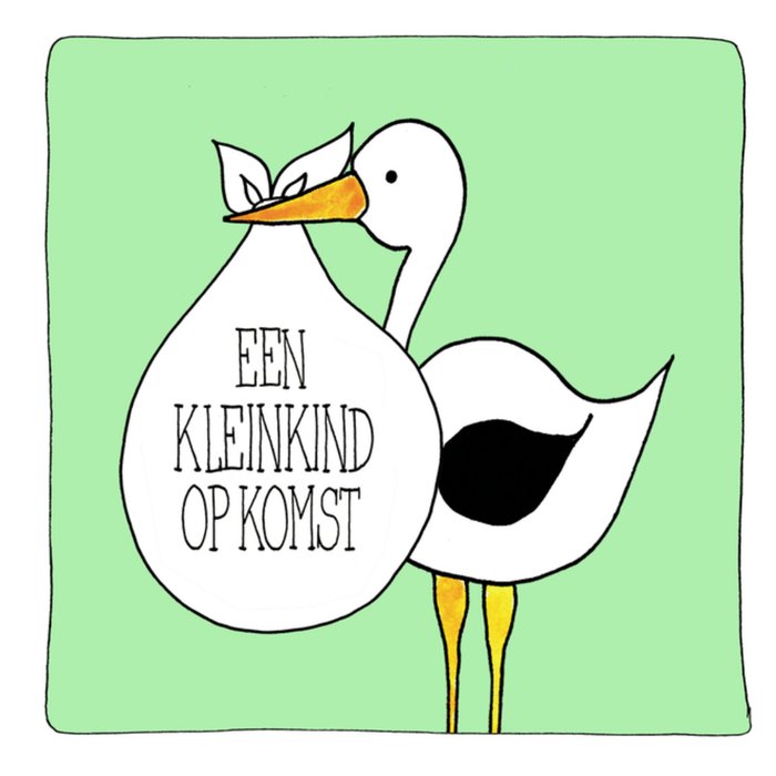 Sandysign | Zwangerschapskaart | Een kleinkind