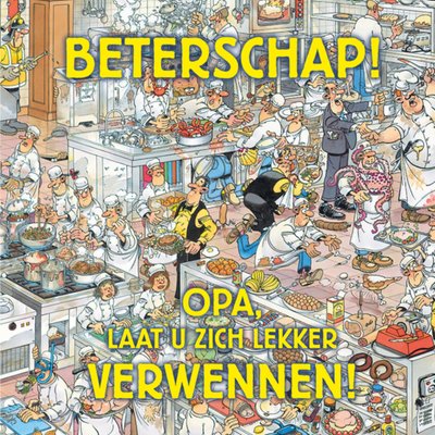 Jan van Haasteren | Beterschapskaart | Opa