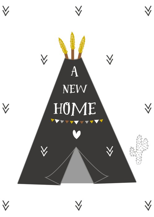 Nieuwe woning kaart | Tipi | Tsjip | Cactus