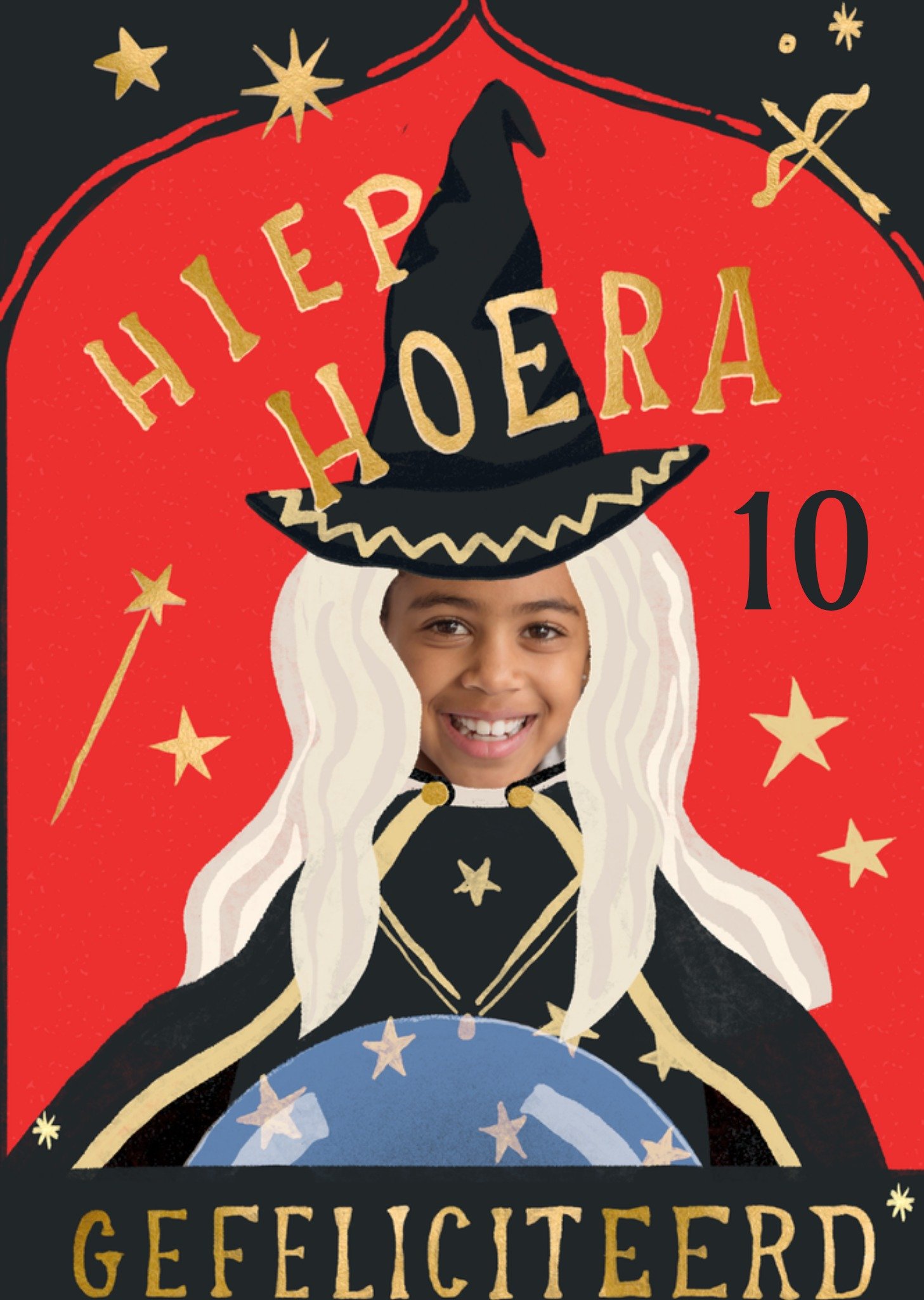 Greetz Verjaardagskaart hiep hoera Standard Card