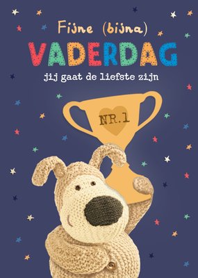 Boofle | Vaderdagkaart | Fijne (bijna) Vaderdag | Aanpasbare tekst