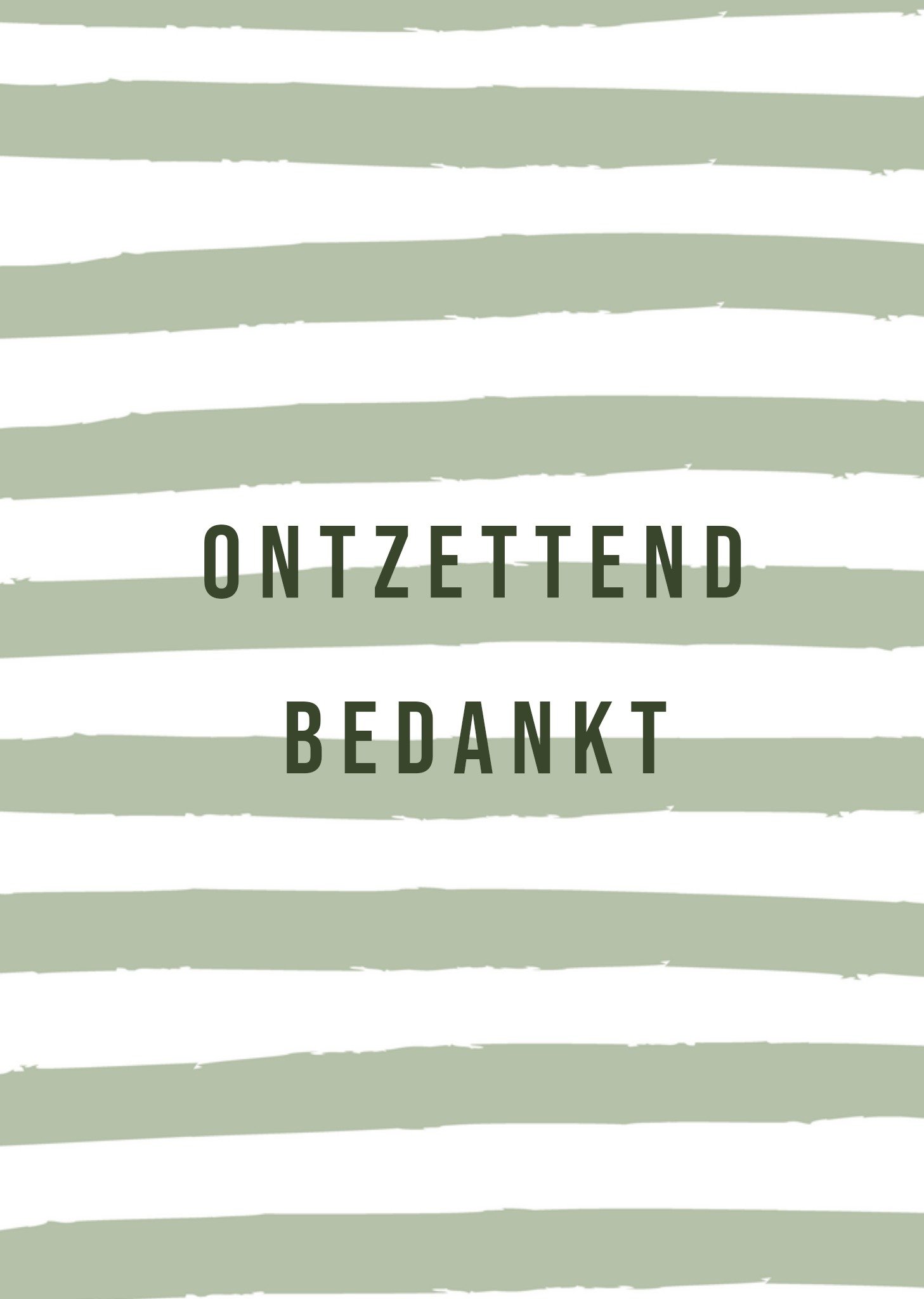 Greetz Bedankt kaart Zakelijk Standard Card