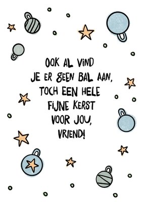 Greetz | Kerstkaart | Voor jou Vriend