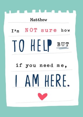 Greetz | Denken aan kaart | I am here