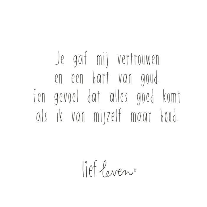 Liefde quote kaartje